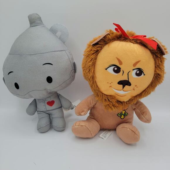 Wizard of Oz Tin Man and Lion Toy Factory Stuffed Toys - 8" Plushes - Picture 1 of 7